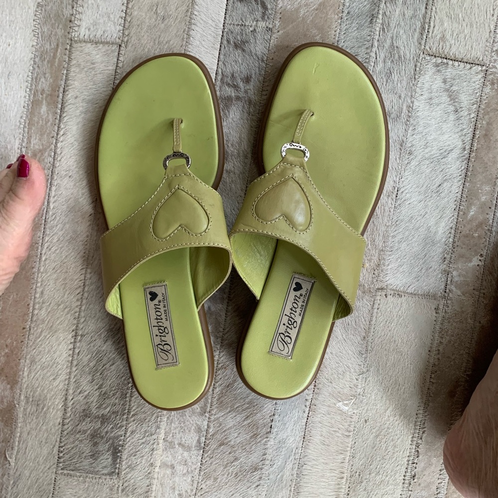 Brighton Lime Green Sandals size 9